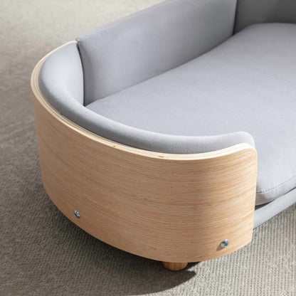 Scandinavian Style Elevated Pet Beg/Sofa