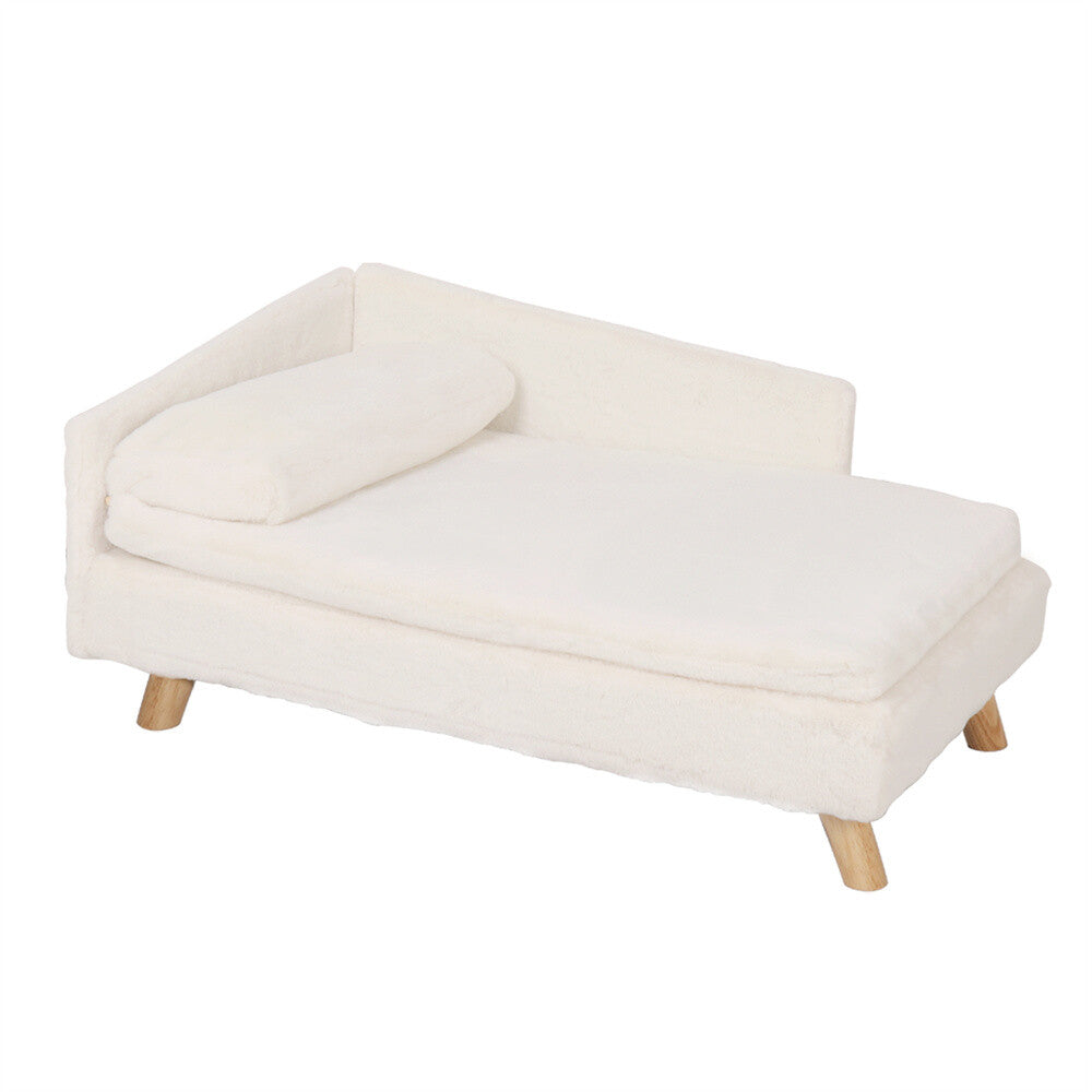 Tanaka ~ Pet Sofa Bed Snuggle Lounge Elevated Dog Cat Bed W/ Cushion for Small/Medium Pet