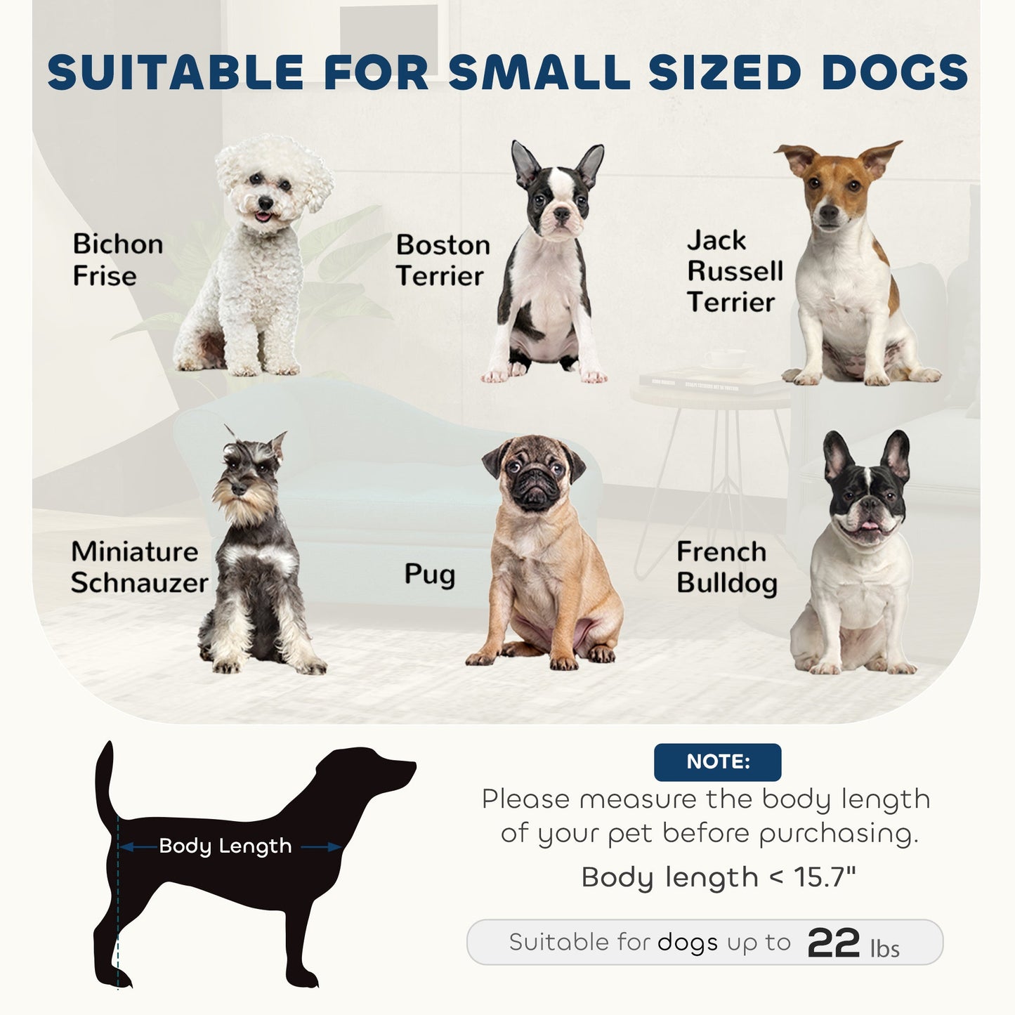 Virelle ~ Pet Sofa Bed Couch with Storage