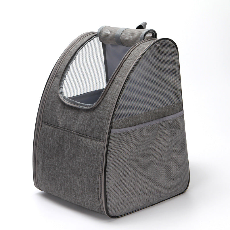 High Quality Mesh Breathable Foldable Pet Backpack