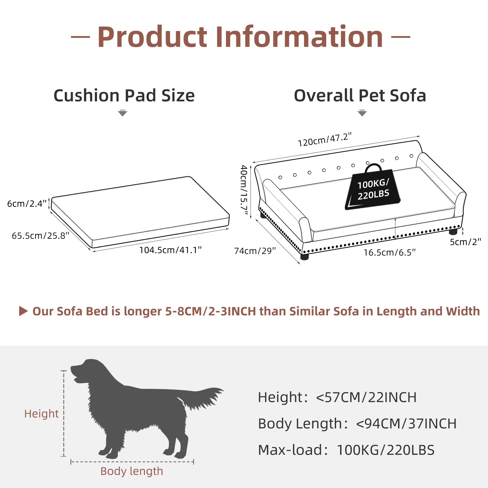 Lamińe ~ Pet Sofa Bed