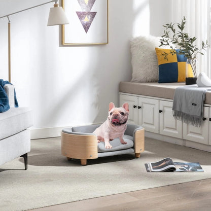 Scandinavian Style Elevated Pet Beg/Sofa