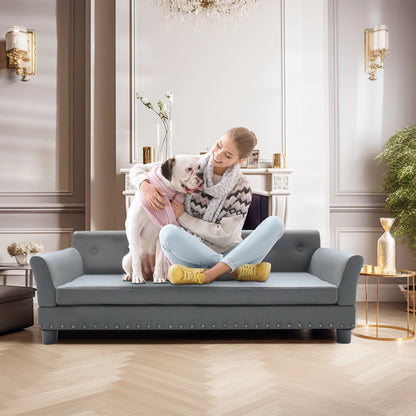 Roselle ~ Rectangle Pet Bed for Medium and Large Dogs/Cats