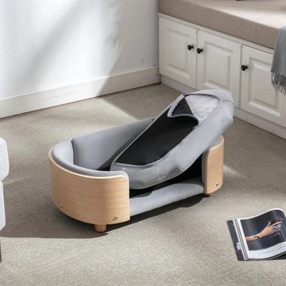 Scandinavian Style Elevated Pet Beg/Sofa