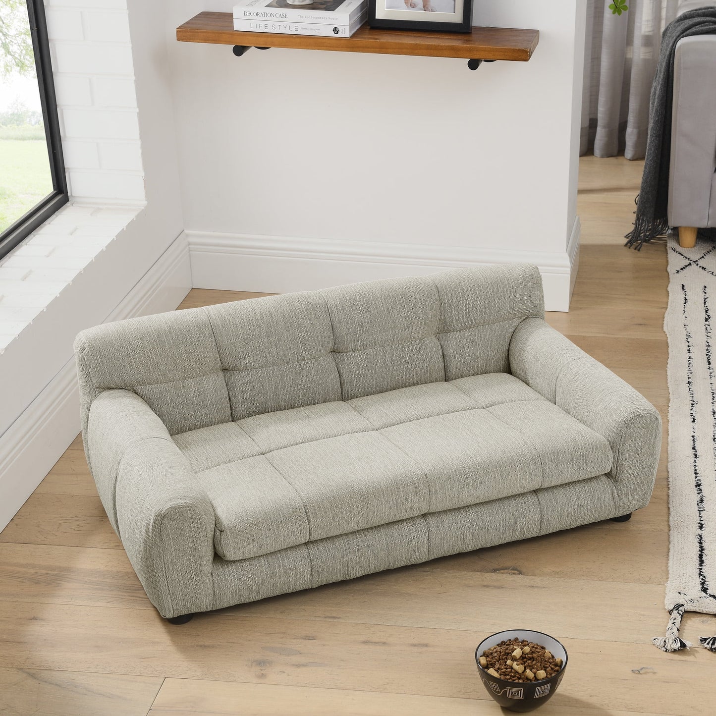 Mona Lisa ~ Soft and Comfortable Pet Sofa with Backrest and Armrests