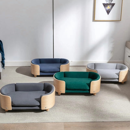 Scandinavian Style Elevated Pet Beg/Sofa