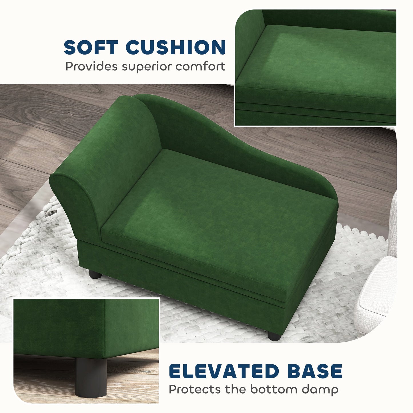 Vrelle ~ Pet Sofa Bed Couch with Storage