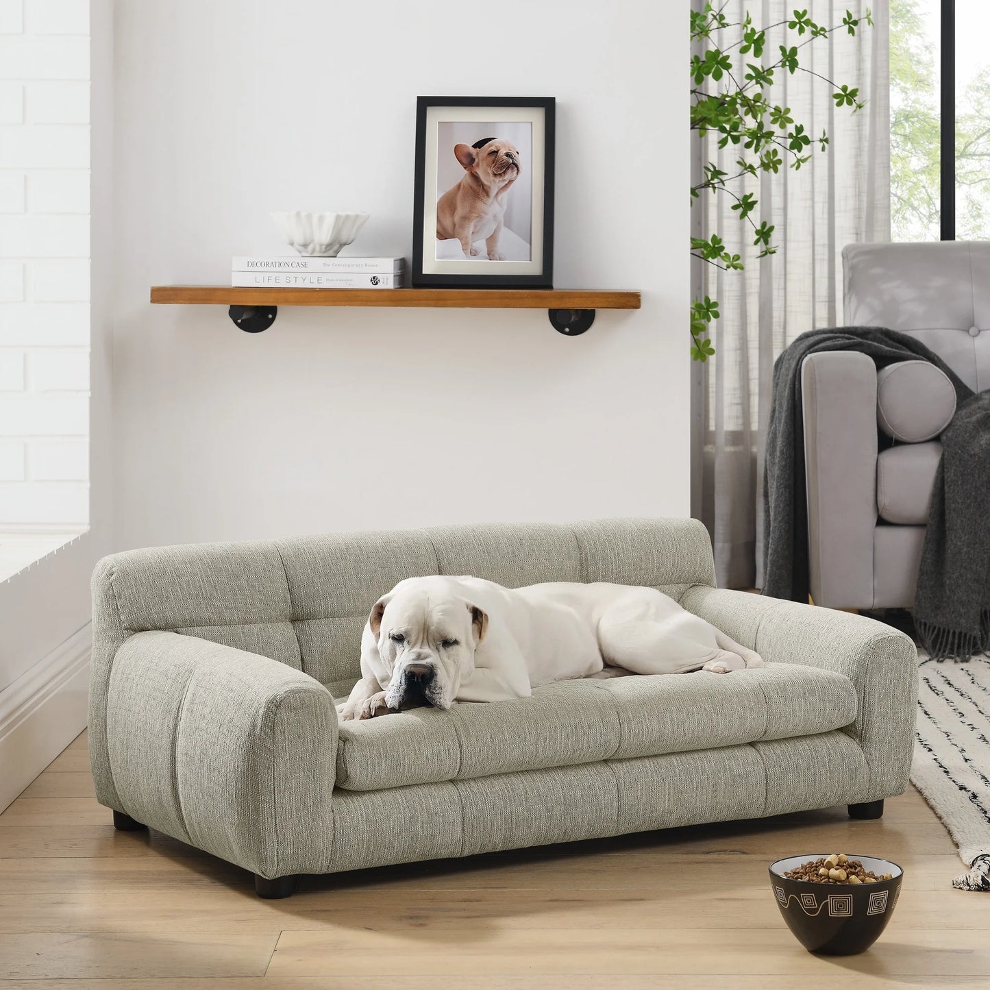 Mona Lisa ~ Soft and Comfortable Pet Sofa with Backrest and Armrests