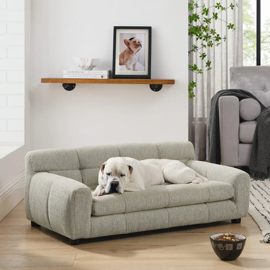 Mona Lisa ~ Soft and Comfortable Pet Sofa with Backrest and Armrests