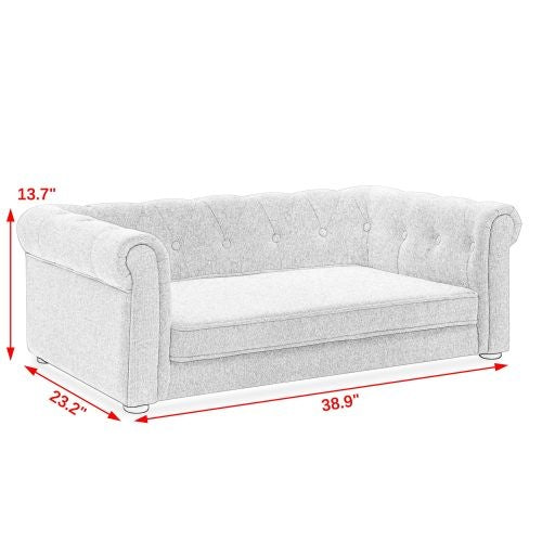 Aveline ~ Elegant Rectangular Pet Bed