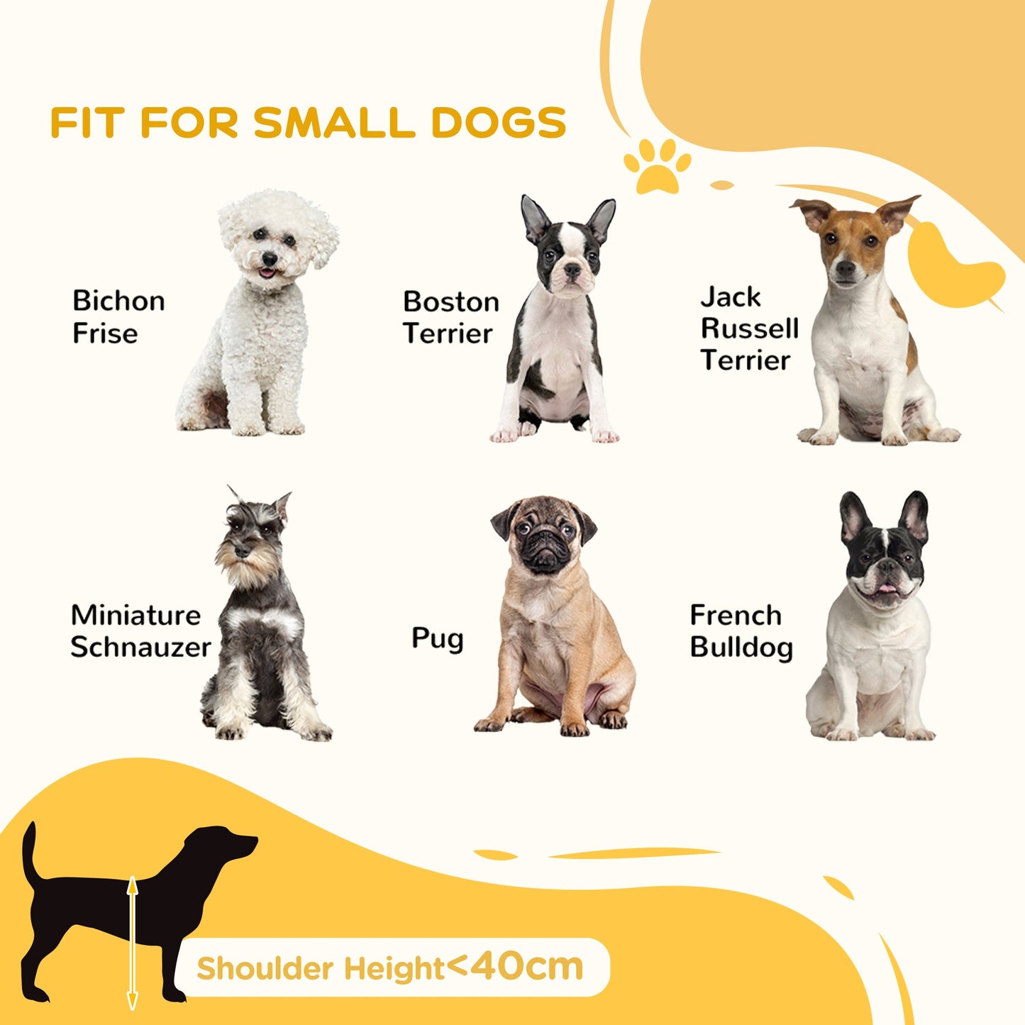 28"-75" Freestanding Wooden Pet Gate with Support Feet & Non-Slip Mats