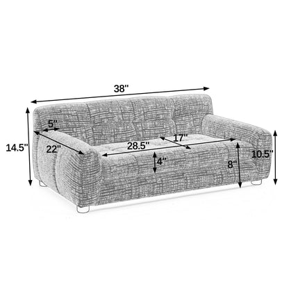 Mona Lisa ~ Soft and Comfortable Pet Sofa with Backrest and Armrests