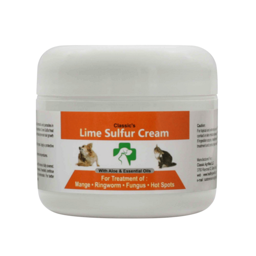 Lime Sulfur Pet Skin Cream - Pet Care and Veterinary Treatment for