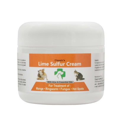 Lime Sulfur Pet Skin Cream - Pet Care and Veterinary Treatment for