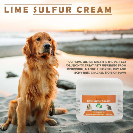 Lime Sulfur Pet Skin Cream - Pet Care and Veterinary Treatment for