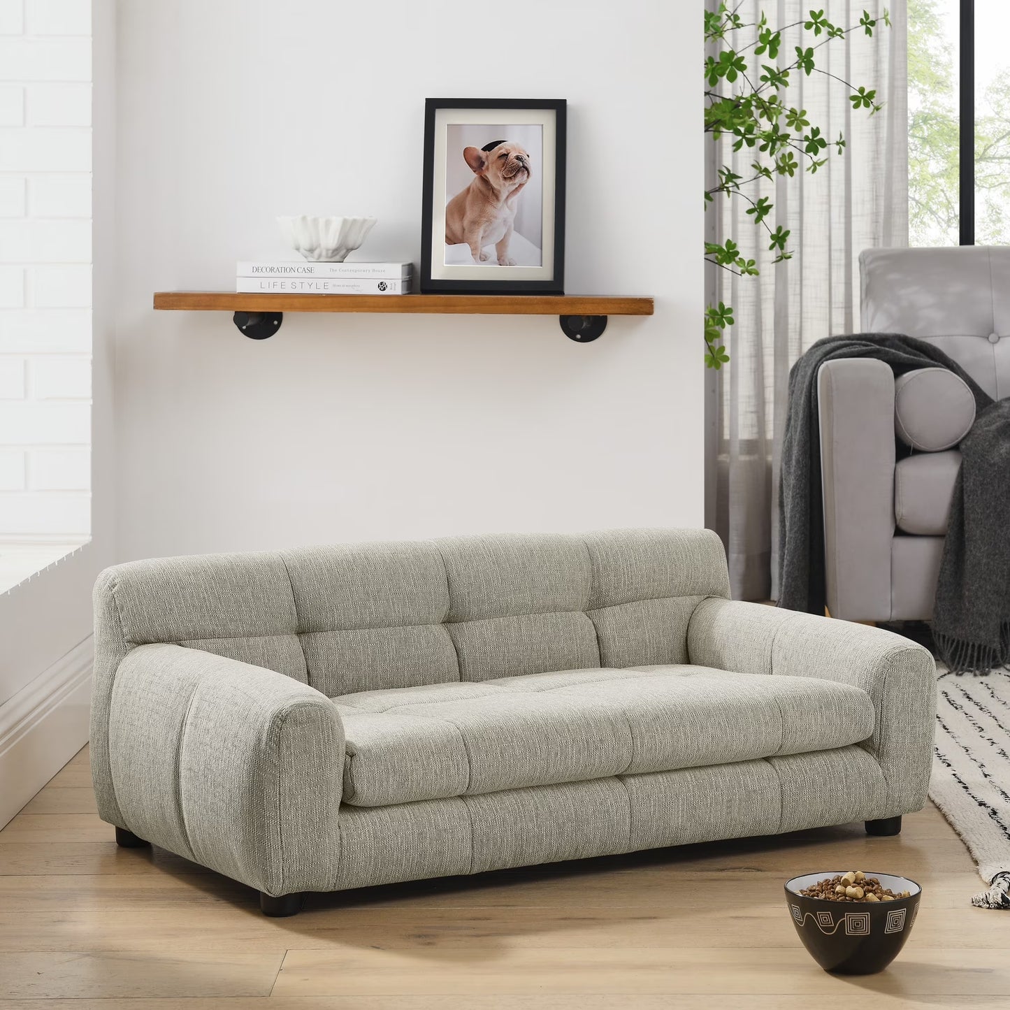 Mona Lisa ~ Soft and Comfortable Pet Sofa with Backrest and Armrests